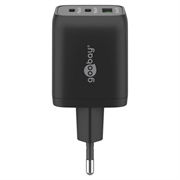 Goobay Nano 65W USB-C PD GaN -moniporttinen pikalaturi