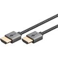 Goobay Plus Slim Slim High Speed HDMI-kaapeli Ethernetillä - 1m