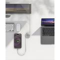 Goobay sisäänvedettävä USB-C-kaapeli - 1m, 15W - valkoinen