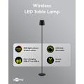 Goobay langaton LED-lattiavalaisin XL 122cm - RGBW, 220lm, IP44, ladattava - musta