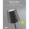 Goobay langaton LED-pöytävalaisin, RGBW, kosketusohjaus - 38cm - musta