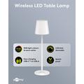 Goobay langaton LED-pöytävalaisin RGBW, kosketusohjaus - 38cm - valkoinen