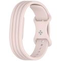 Google Fitbit Air Pehmeä Silikoniranneke - Pinkki