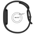 Google Fitbit Air Pehmeä Silikoniranneke - Musta