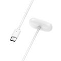 Google Fitbit Air USB-C -magneettinen latauskaapeli - 1m - valkoinen