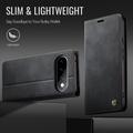 Google Pixel 11/11 Pro Caseme 033 vasikka tekstuuri lompakko tapauksessa RFID-sulku - musta