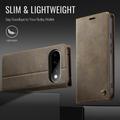 Google Pixel 11/11 Pro Caseme 033 vasikka tekstuuri lompakko tapauksessa RFID-sulku - Kahvi