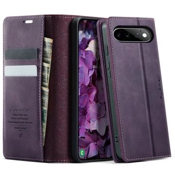 Google Pixel 11/11 Pro Caseme 033 vasikka tekstuuri lompakko tapauksessa RFID-sulku - violetti
