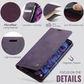 Google Pixel 11/11 Pro Caseme 033 vasikka tekstuuri lompakko tapauksessa RFID-sulku - violetti