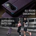 Google Pixel 11/11 Pro Caseme 033 vasikka tekstuuri lompakko tapauksessa RFID-sulku - violetti