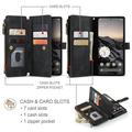 Google Pixel 11/11 Pro Caseme C30 Monitoiminen Lompakkokotelo - Musta