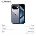 Google Pixel 11/11 Pro Dux Ducis Aimo Hybridikotelo - Musta