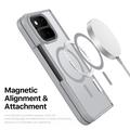 Google Pixel 11 Pro Fold Dux Ducis Yind Hybridikotelo - MagSafe-yhteensopiva - Harmaa