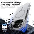 Google Pixel 11 Pro Fold Dux Ducis Yind Hybridikotelo - MagSafe-yhteensopiva - Harmaa