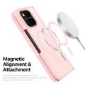Google Pixel 11 Pro Fold Dux Ducis Yind Hybridikotelo - MagSafe-yhteensopiva - Vaaleanpunainen