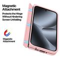 Google Pixel 11 Pro Fold Dux Ducis Yind Hybridikotelo - MagSafe-yhteensopiva - Vaaleanpunainen