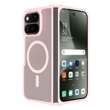 Google Pixel 11 Pro Fold UltraGuard Matte MagSafe Kotelo - vaaleanpunainen