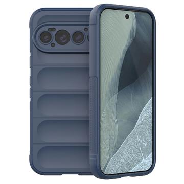 Google Pixel 11 Pro Rugged TPU Suojakuori - Tummansininen