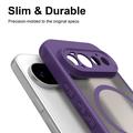 Google Pixel 11 Pro UltraGuard Matte MagSafe Kotelo - Tumman violetti