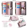 Google Pixel 11 Pro XL CaseMe C36 RFID-suojattu lompakkokotelo - Pinkki