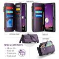 Google Pixel 11 Pro XL CaseMe C36 RFID-suojattu lompakkokotelo - Violetti