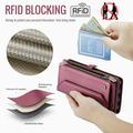 Google Pixel 11 Pro XL CaseMe C36 RFID-suojattu lompakkokotelo - Punainen