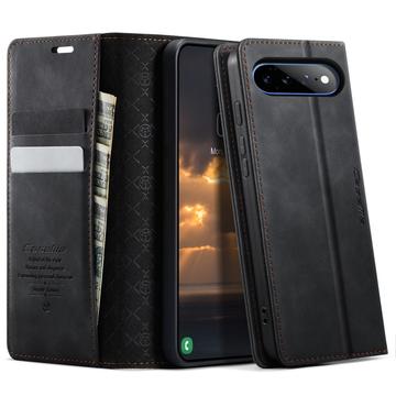 Google Pixel 11 Pro XL Caseme 033 vasikka tekstuuri lompakko tapauksessa RFID-sulku - musta