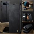 Google Pixel 11 Pro XL Caseme 033 vasikka tekstuuri lompakko tapauksessa RFID-sulku - musta