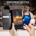 Google Pixel 11 Pro XL Caseme 033 vasikka tekstuuri lompakko tapauksessa RFID-sulku - musta