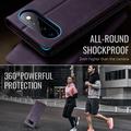 Google Pixel 11 Pro XL Caseme 033 vasikka tekstuuri lompakko tapauksessa RFID-sulku - violetti