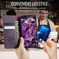Google Pixel 11 Pro XL Caseme 033 vasikka tekstuuri lompakko tapauksessa RFID-sulku - violetti