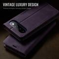 Google Pixel 11 Pro XL Caseme 033 vasikka tekstuuri lompakko tapauksessa RFID-sulku - violetti