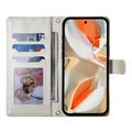 Google Pixel 11 Pro XL Luxury tikattu lompakkokotelo - Beige