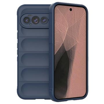 Google Pixel 11 Pro XL Rugged TPU Suojakuori - Tummansininen