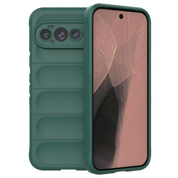 Google Pixel 11 Pro XL Rugged TPU Suojakuori - Vihreä