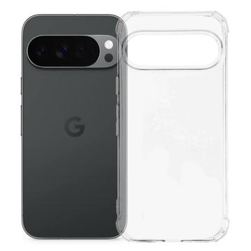 Google Pixel 11 Pro XL Iskunkestävä silikonikotelo - Läpinäkyvä