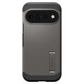 Google Pixel 11 Pro XL Spigen Tough Armor Mag -kotelo - Asemetallin Harmaa