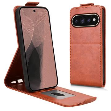Google Pixel 11 Pro XL Pystysuuntainen läppäkotelo jalustalla - ruskea