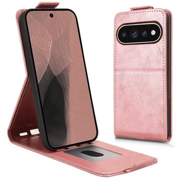 Google Pixel 11 Pro XL Pystysuuntainen läppäkotelo jalustalla - Ruusukulta
