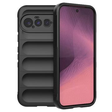 Google Pixel 11 Rugged TPU Suojakuori - Musta
