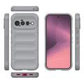 Google Pixel 11 Rugged TPU Suojakuori - Vaaleanharmaa