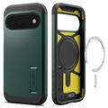 Google Pixel 11 Spigen Tough Armor Mag -kotelo - Syvyysvihreä
