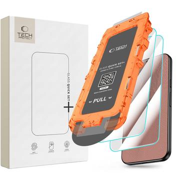 Google Pixel 9/9 Pro/10/10 Pro/11/11 Pro Tech-Protect Quick Set+ 2-pack Panssarilasi - Kirkas