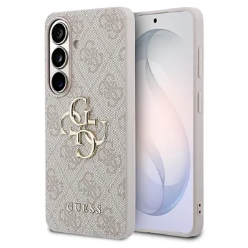 Samsung Galaxy S26 Guess 4G Big Metal Logo Hybridikotelo - Pinkki
