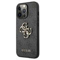 Guess 4G Big Metal Logo iPhone 13 Pro Hybridikotelo (Avoin pakkaus - Tyydyttävä) - Musta