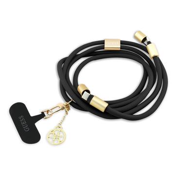 Guess 4G Charm -rannehihna ja USB-C-kaapeli - 1.5m - musta