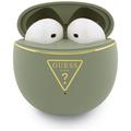Guess Gold Line Triangle True Wireless -kuulokkeet latauskotelolla - khaki