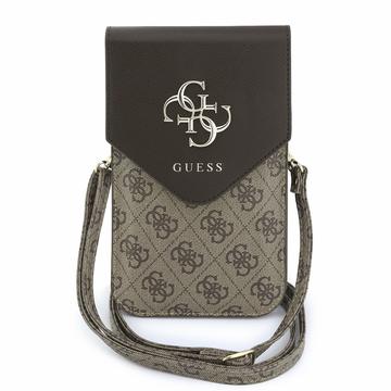 Guess Graines 4G & Classic Logos -puhelinkotelo - ruskea