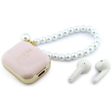 Guess Pearl Strap True Wireless -kuulokkeet - vaaleanpunaiset