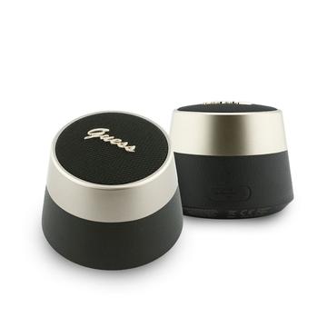 Guess Script -metallilogolla varustettu Bluetooth-kaiutin, 5W
